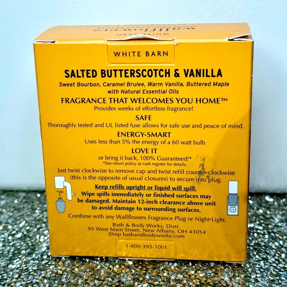 Bath & Body Works Wallflower Refills Salted Butterscotch & Vanilla 2 Pack Refill - Picture 3 of 3